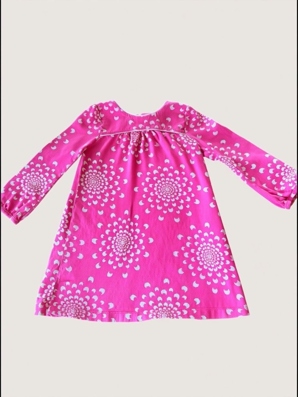 Carters Pink Floral Dress 5T Long Sleeve Girls